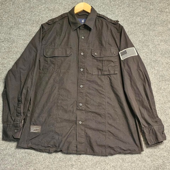 Y2K Rocawear Classic, Black,  Long Sleeve - Picture 1 of 5